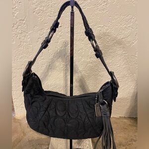 Y2K Coach Signature C monogram hobo shoulder bag mini